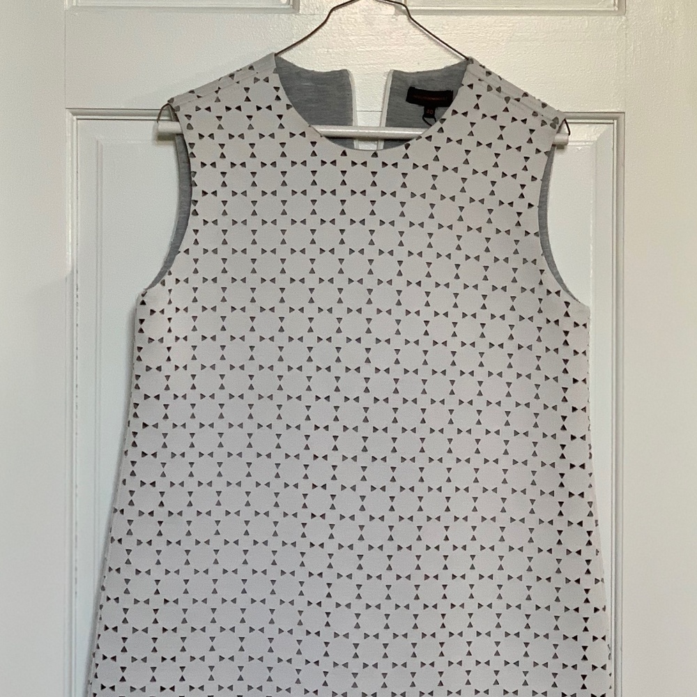 Adolfo Dominguez White Shift Dress